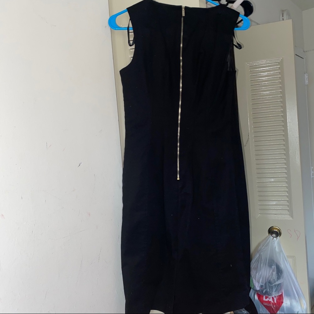 Calvin Klein Black and Gold Dress